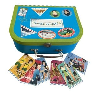 Little Passports World Adventure Travel-Themed Suitcase Box w/ Activities & Map